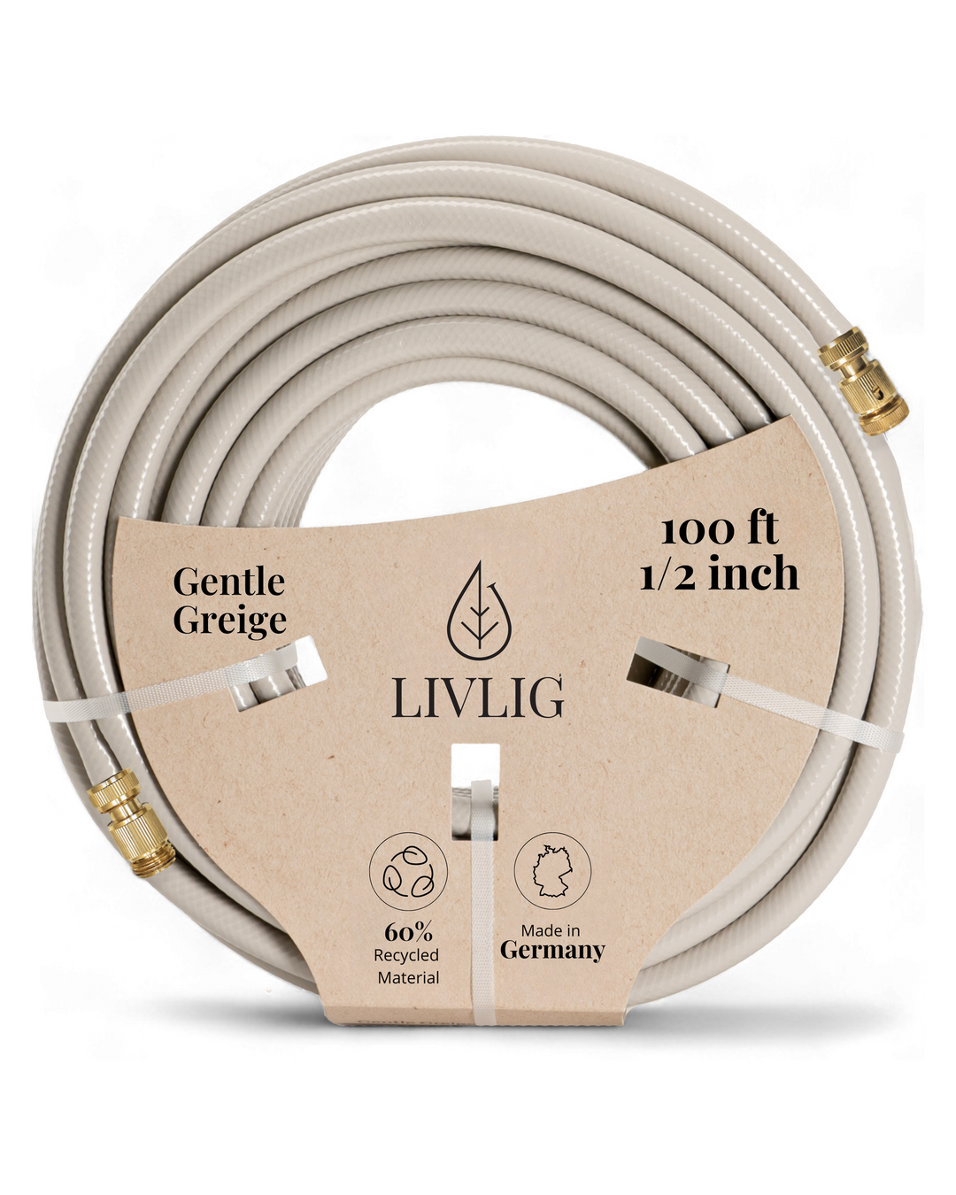 Design Garden Hose 100ft Gentle Greige -  - livlig.us