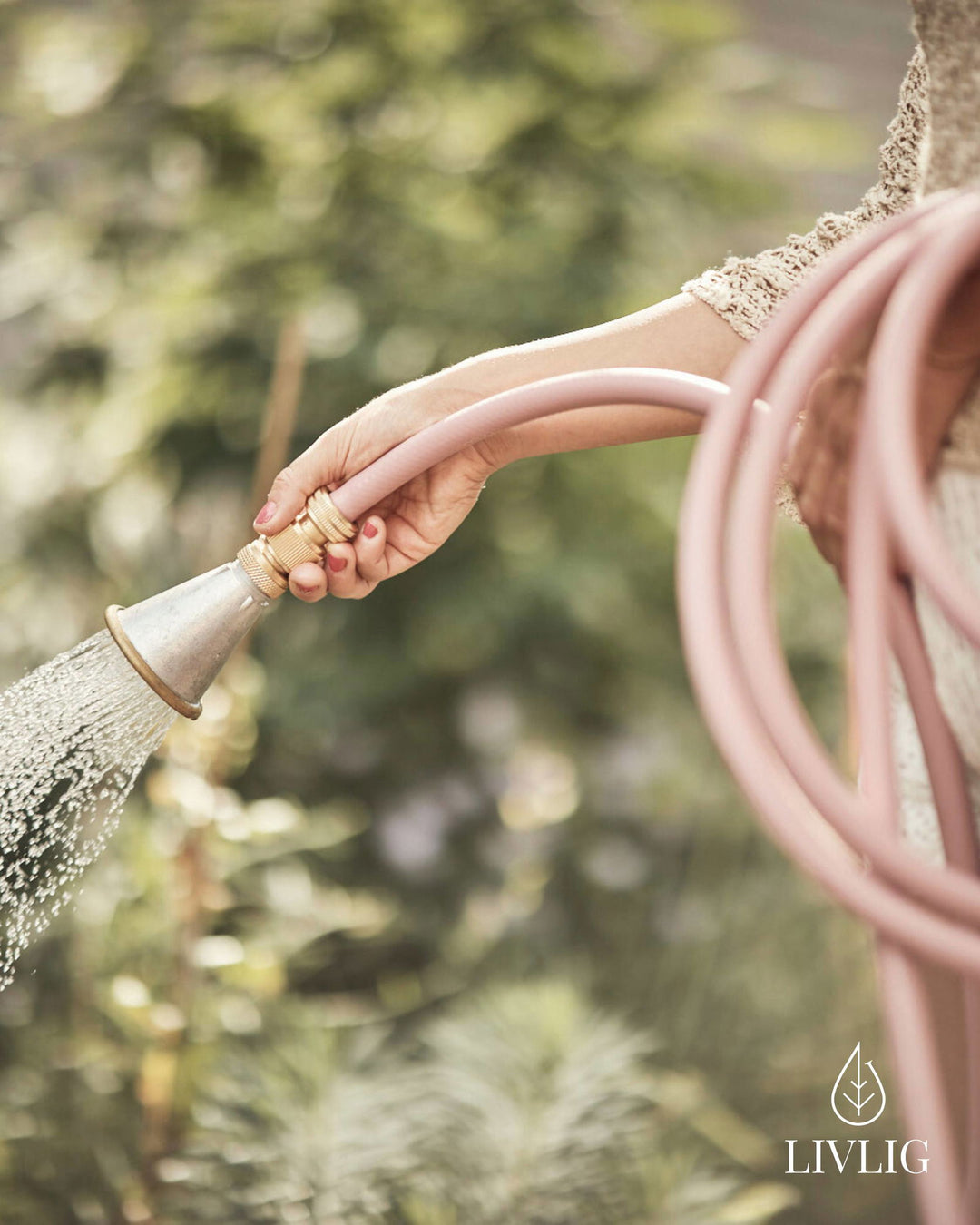 Design Garden Hose 100ft Romantic Rose -  - livlig.us