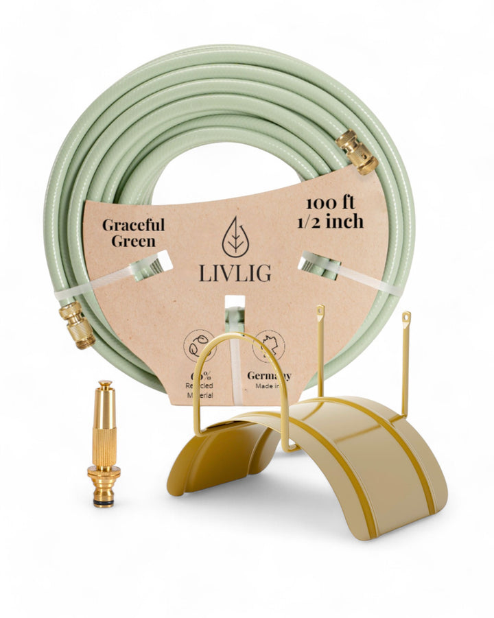 Garden Hose Complete Set Graceful Green 100ft