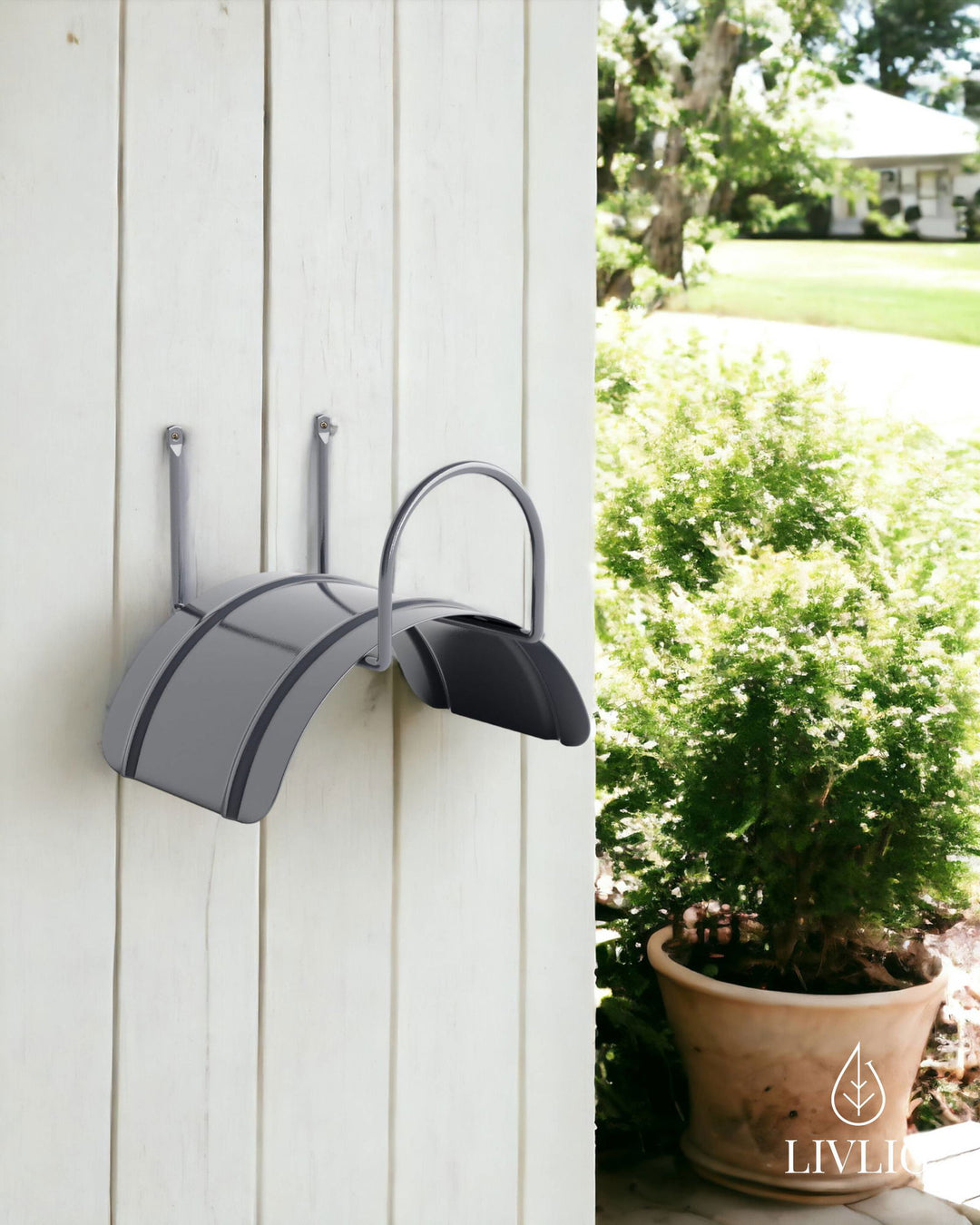 Wall Hose Holder Authentic Anthracite -  - livlig.us