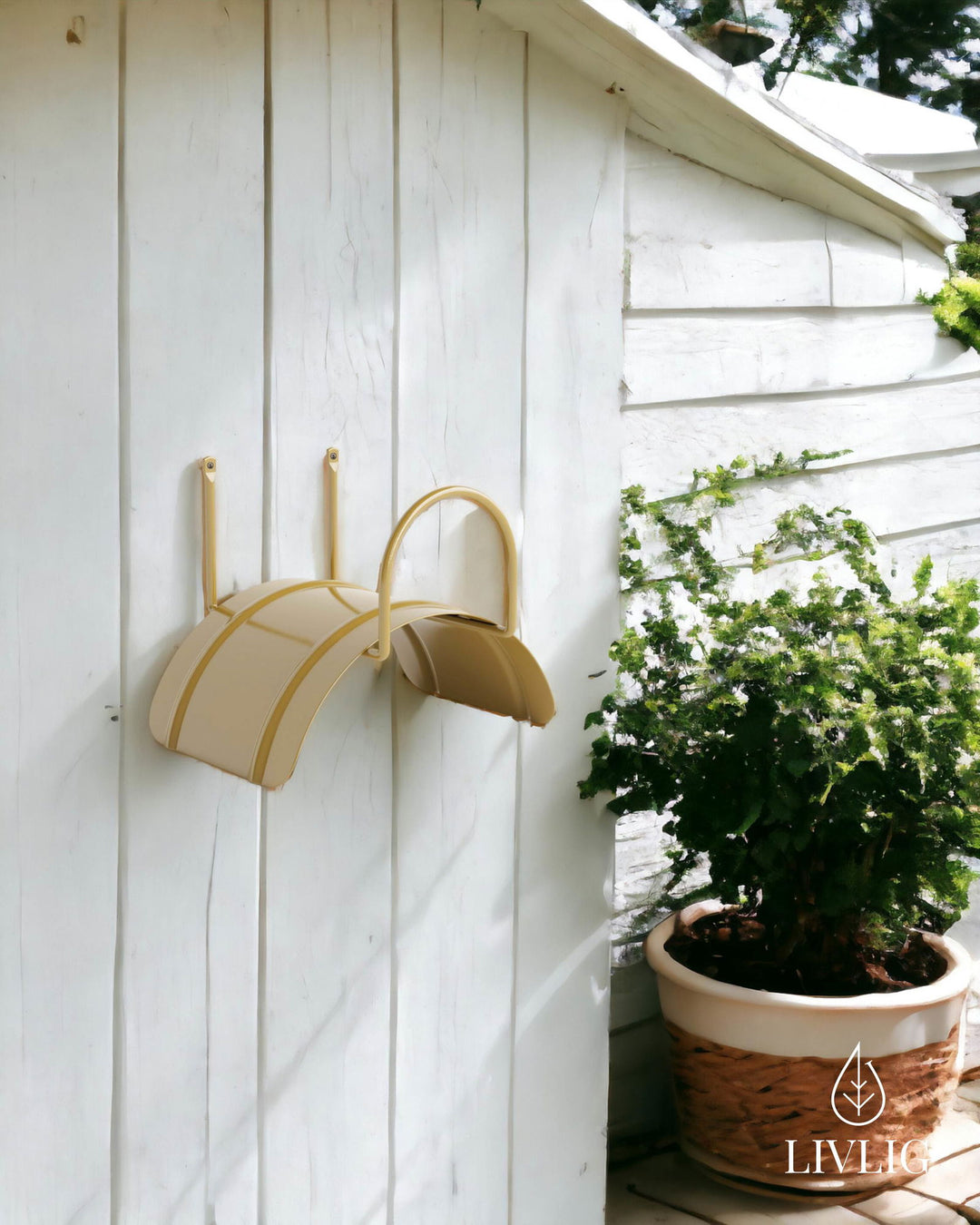 Wall Hose Holder Gold -  - livlig.us